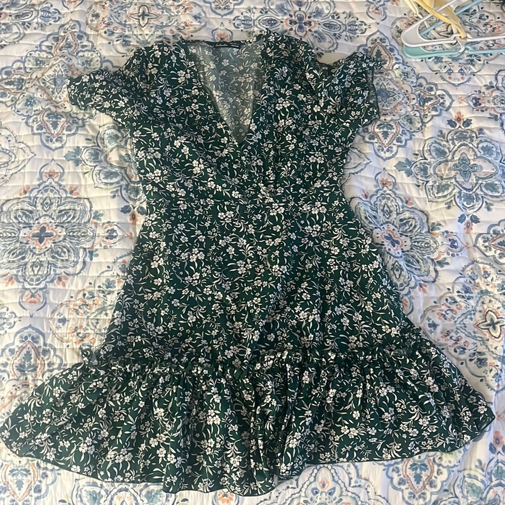 Green Flattering Dress